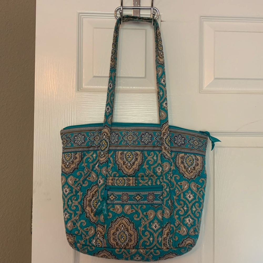 Vera Bradley Tote Bag with Zippers